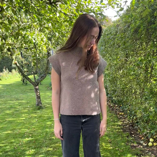 SILJE SLIPOVER - Axelknit