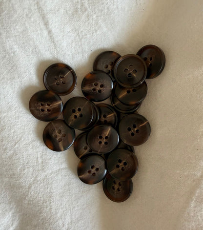 KNAPPER Ø17 MM - BRUN 1 STK - Axelknit