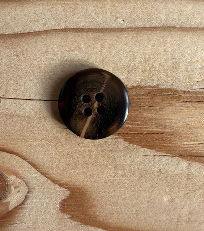 KNAPPER Ø20 MM - BRUN 1 STK - Axelknit