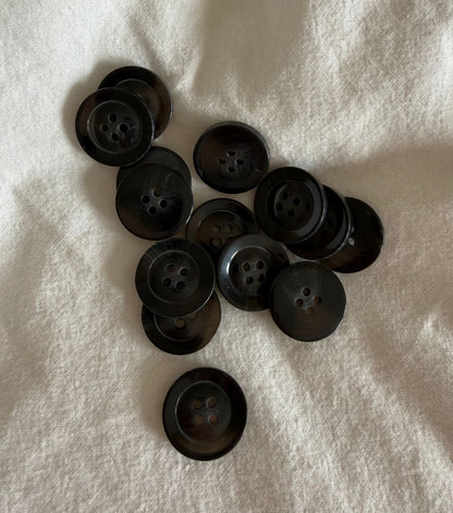 KNAPPER Ø20 MM - SORT 1 STK - Axelknit