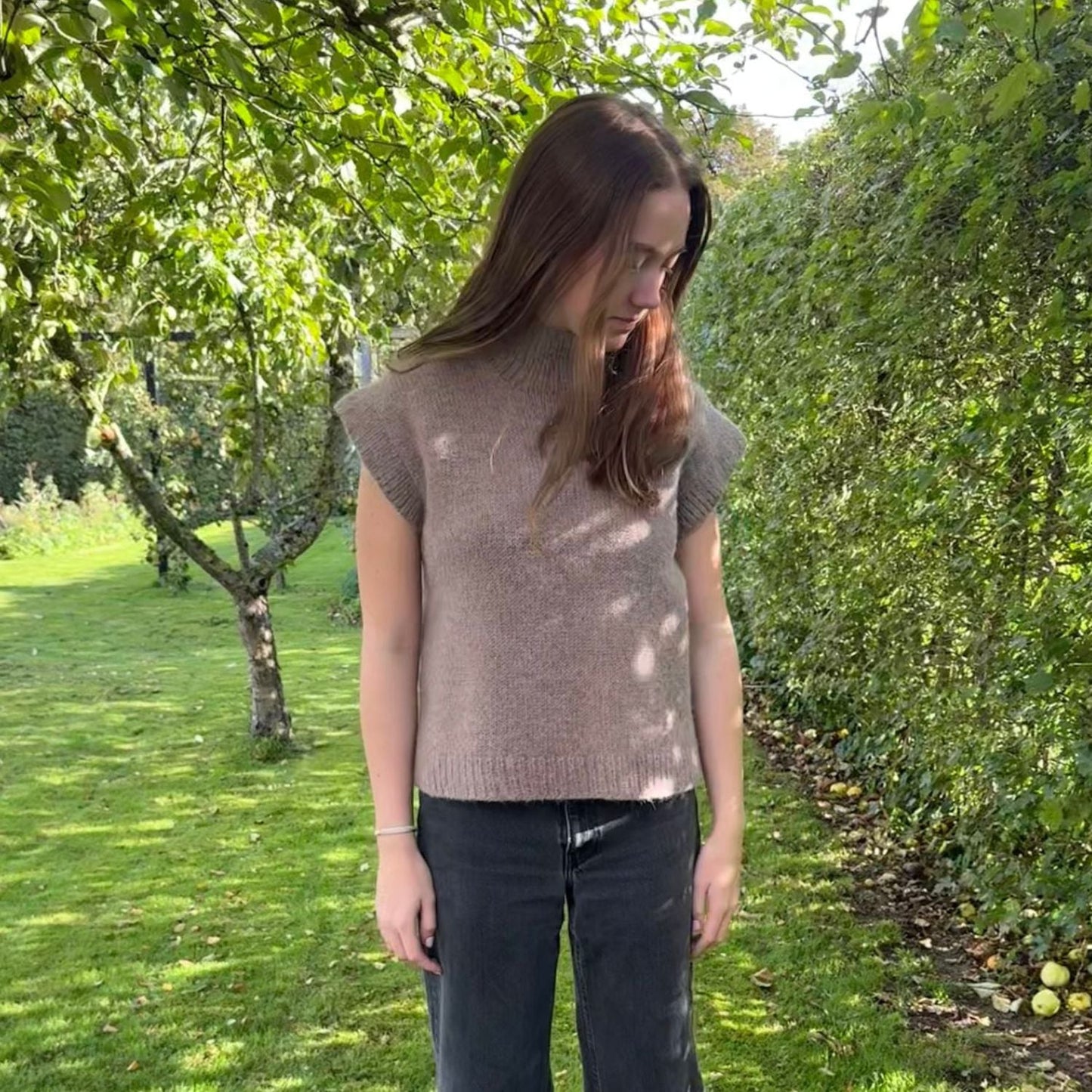SILJE SLIPOVER - Axelknit