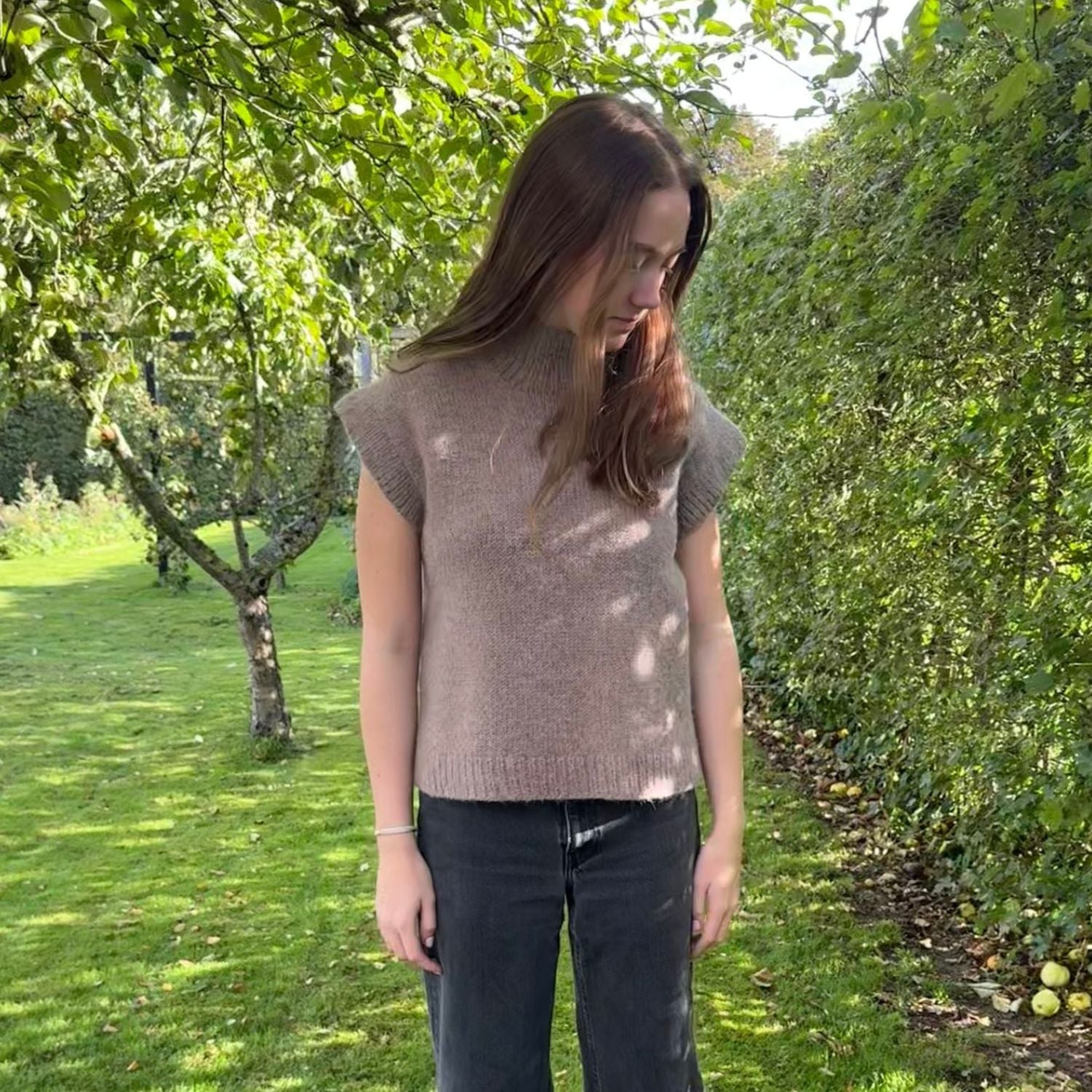 SILJE SLIPOVER - Axelknit