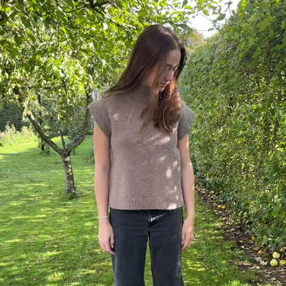 SILJE SLIPOVER - Axelknit
