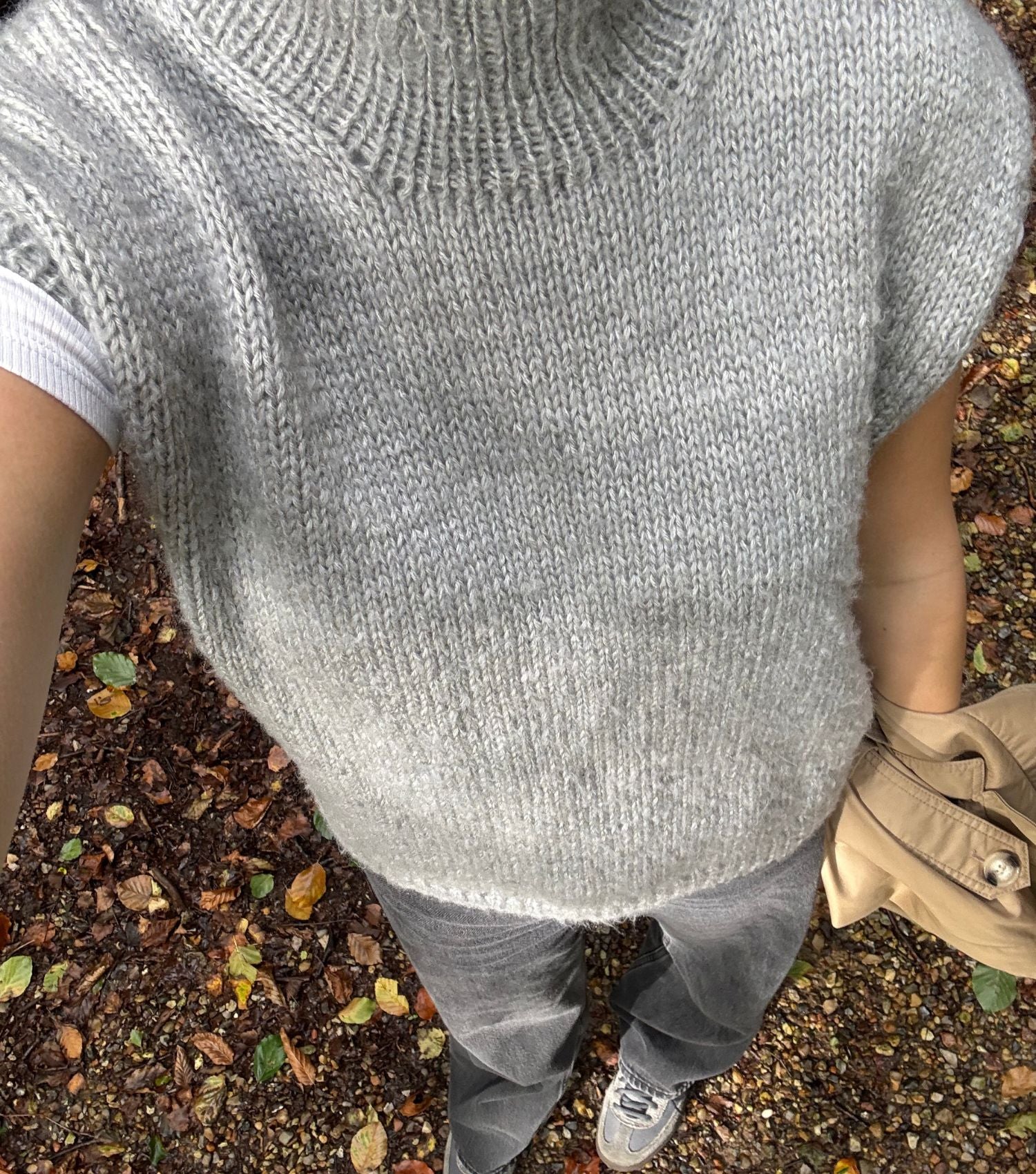 SILJE SLIPOVER - Axelknit